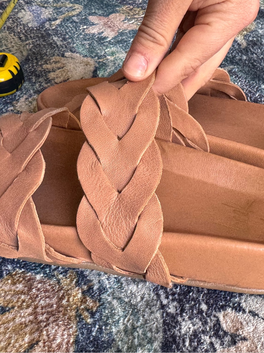beek Double Braided Slide Sandals in Brown - Picture 9 of 9
